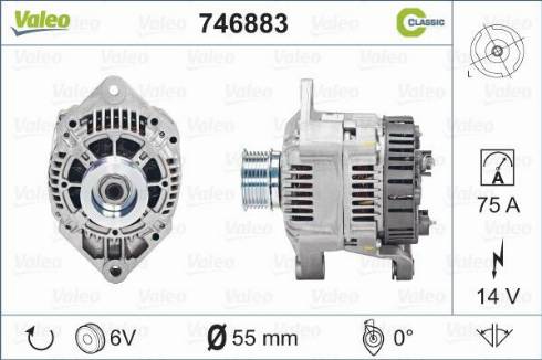 Valeo 746883 - Alternatore autozon.pro