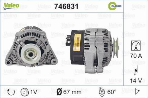 Valeo 746831 - Alternatore autozon.pro