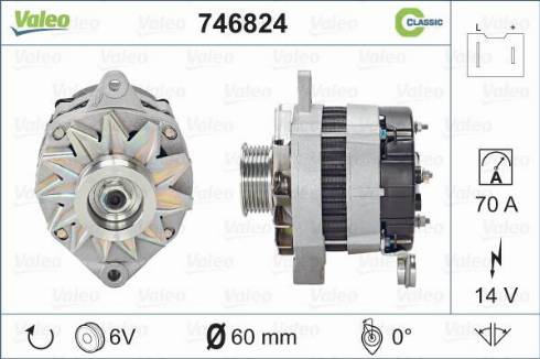 Valeo 746824 - Alternatore autozon.pro