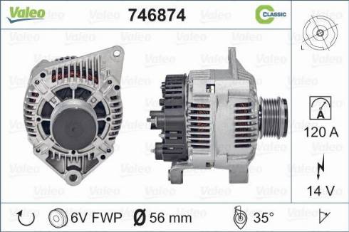 Valeo 746874 - Alternatore autozon.pro