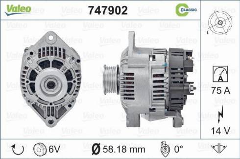 Valeo 747902 - Alternatore autozon.pro