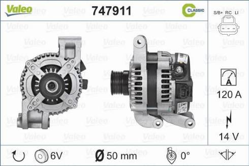 Valeo 747911 - Alternatore autozon.pro