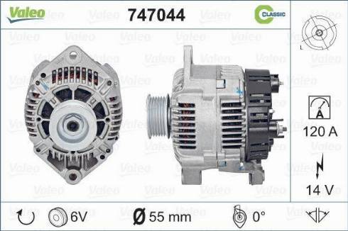 Valeo 747044 - Alternatore autozon.pro