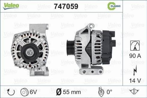 Valeo 747059 - Alternatore autozon.pro