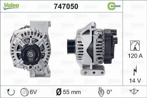 Valeo 747050 - Alternatore autozon.pro