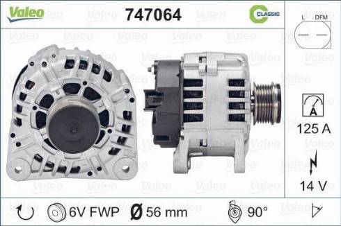 Valeo 747064 - Alternatore autozon.pro