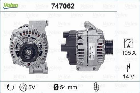 Valeo 747062 - Alternatore autozon.pro