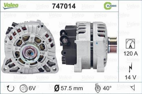 Valeo 747014 - Alternatore autozon.pro