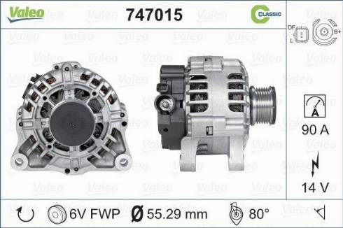 Valeo 747015 - Alternatore autozon.pro