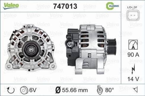 Valeo 747013 - Alternatore autozon.pro