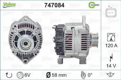 Valeo 747084 - Alternatore autozon.pro