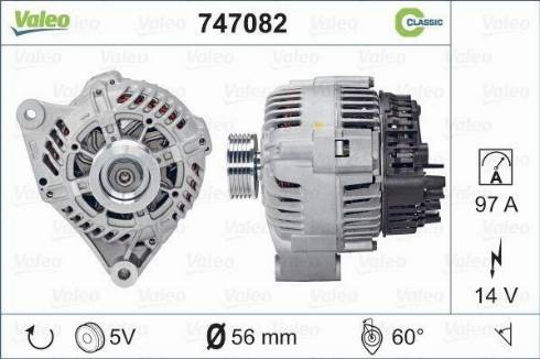 Valeo 747082 - Alternatore autozon.pro