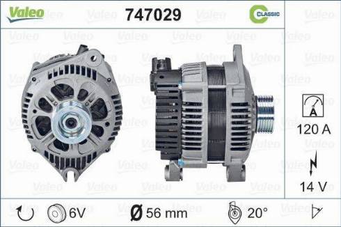 Valeo 747029 - Alternatore autozon.pro