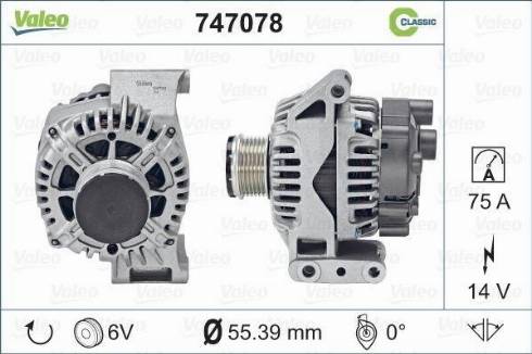 Valeo 747078 - Alternatore autozon.pro