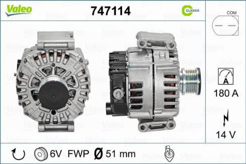 Valeo 747114 - Alternatore autozon.pro