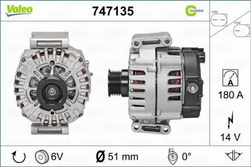 Valeo 747135 - Alternatore autozon.pro