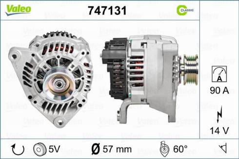 Valeo 747131 - Alternatore autozon.pro