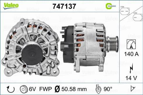 Valeo 747137 - Alternatore autozon.pro