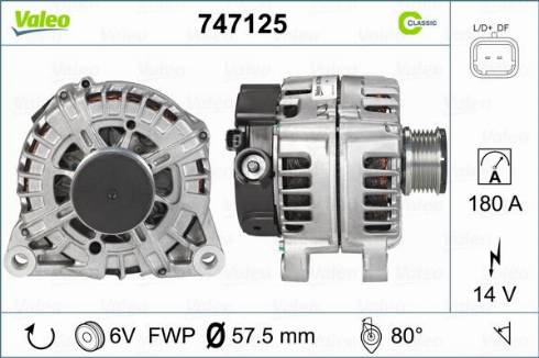 Valeo 747125 - Alternatore autozon.pro