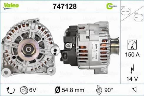 Valeo 747128 - Alternatore autozon.pro