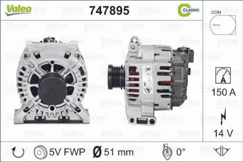 Valeo 747895 - Alternatore autozon.pro