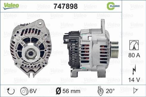 Valeo 747898 - Alternatore autozon.pro