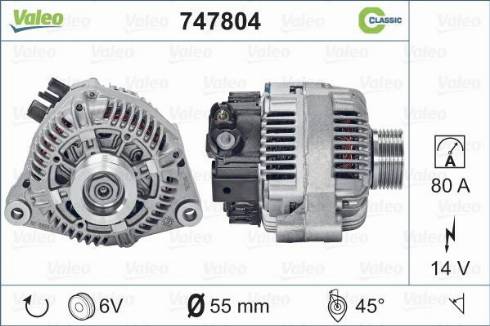 Valeo 747804 - Alternatore autozon.pro