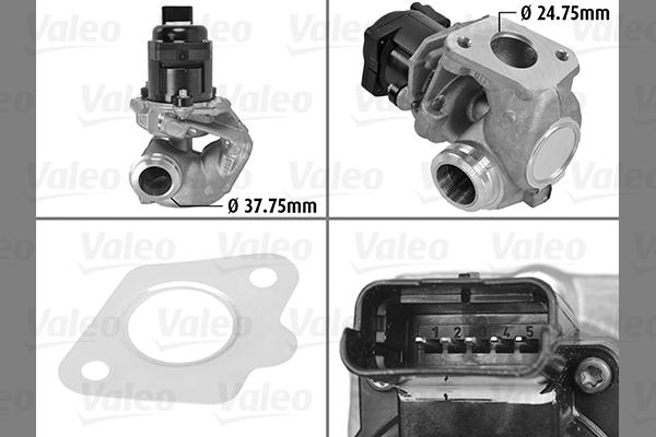 Valeo 700414 - Valvola ricircolo gas scarico-EGR autozon.pro