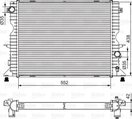 Valeo 701545 - Radiatore, Raffreddamento motore autozon.pro