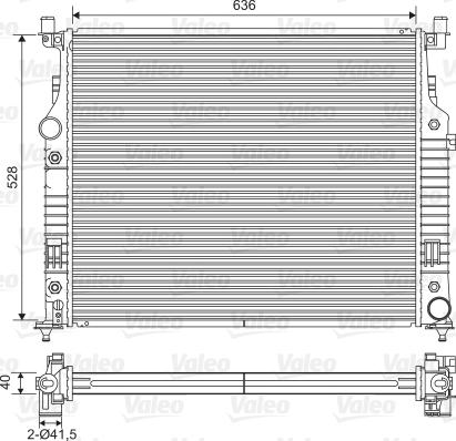 Valeo 701569 - Radiatore, Raffreddamento motore autozon.pro