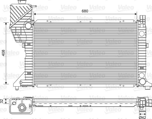 Valeo 701589 - Radiatore, Raffreddamento motore autozon.pro