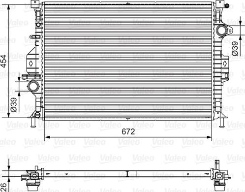 Valeo 701536 - Radiatore, Raffreddamento motore autozon.pro