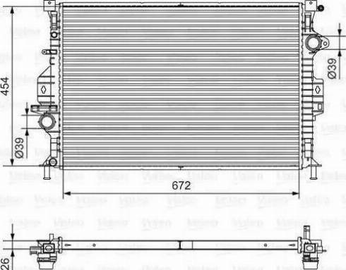 Ava Quality Cooling FD 2425 - Radiatore, Raffreddamento motore autozon.pro