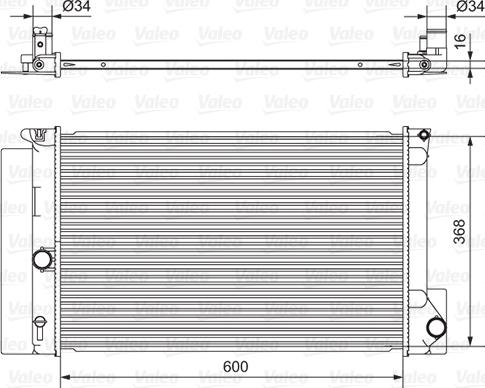 Valeo 701538 - Radiatore, Raffreddamento motore autozon.pro