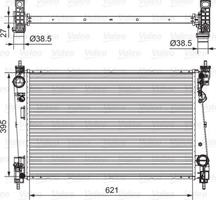 Valeo 701655 - Radiatore, Raffreddamento motore autozon.pro