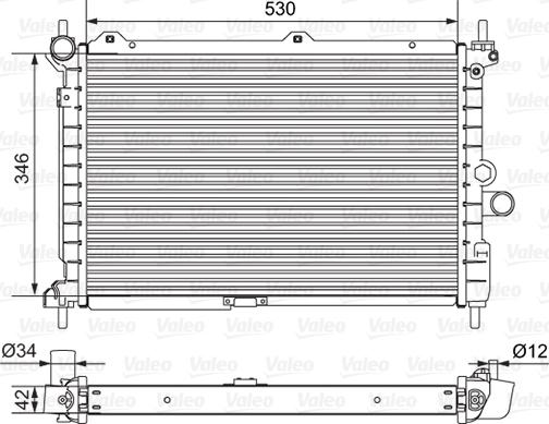 Valeo 701653 - Radiatore, Raffreddamento motore autozon.pro