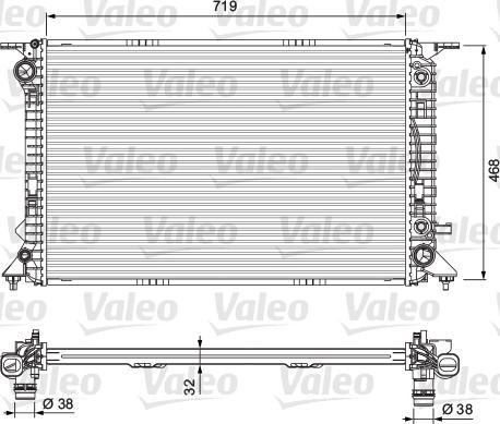 Valeo 701715 - Radiatore, Raffreddamento motore autozon.pro