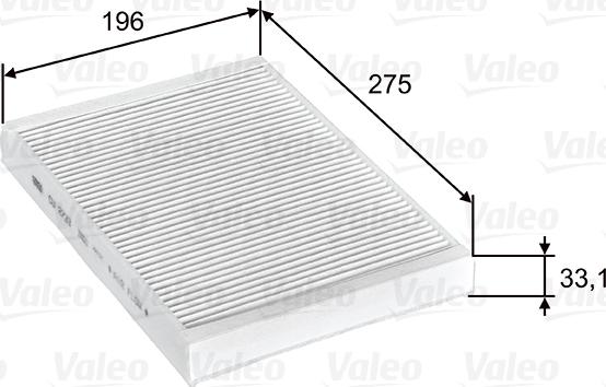 Valeo 715597 - Filtro, Aria abitacolo autozon.pro