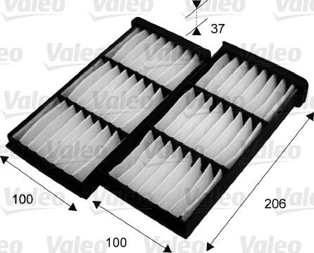 Valeo 715545 - Filtro, Aria abitacolo autozon.pro