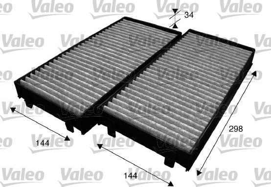 Valeo 715584 - Filtro, Aria abitacolo autozon.pro