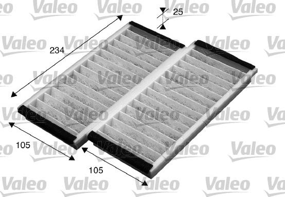 Valeo 715574 - Filtro, Aria abitacolo autozon.pro