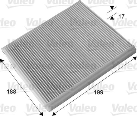 Valeo 715698 - Filtro, Aria abitacolo autozon.pro