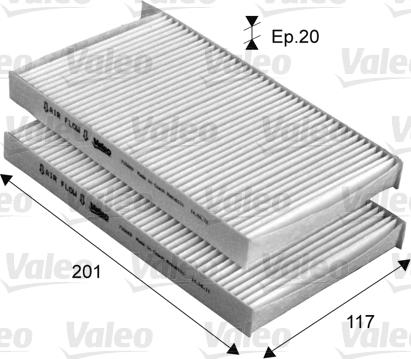 Valeo 715669 - Filtro, Aria abitacolo autozon.pro