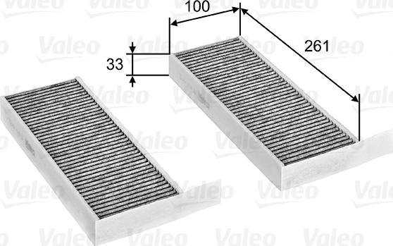 Valeo 715805 - Filtro, Aria abitacolo autozon.pro