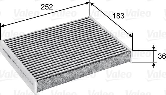 Valeo 715802 - Filtro, Aria abitacolo autozon.pro