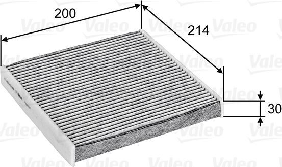 Valeo 715747 - Filtro, Aria abitacolo autozon.pro