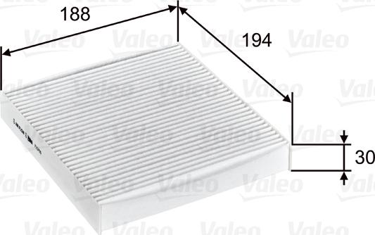 Valeo 715755 - Filtro, Aria abitacolo autozon.pro