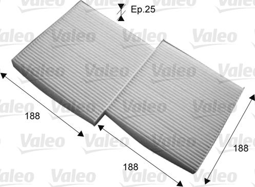 Valeo 715714 - Filtro, Aria abitacolo autozon.pro