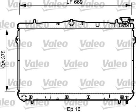 Valeo 734950 - Radiatore, Raffreddamento motore autozon.pro