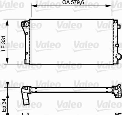 Valeo 734932 - Radiatore, Raffreddamento motore autozon.pro